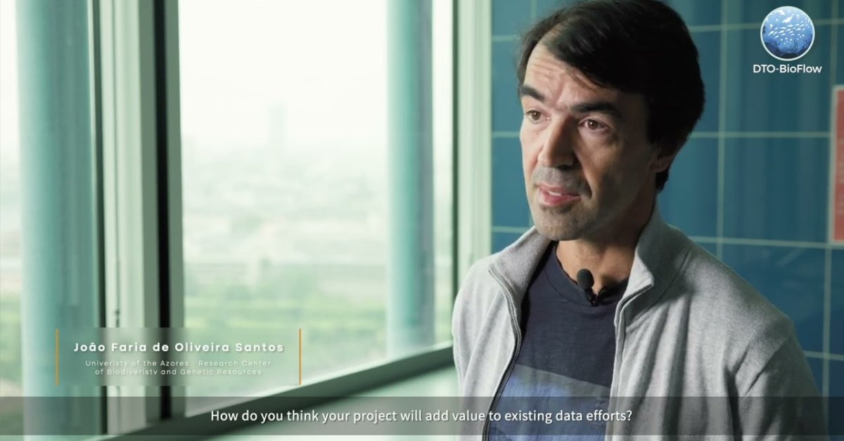 Embedded thumbnail for Interviews with Data Holders - João Faria de Oliveira Santos, University of the Azores