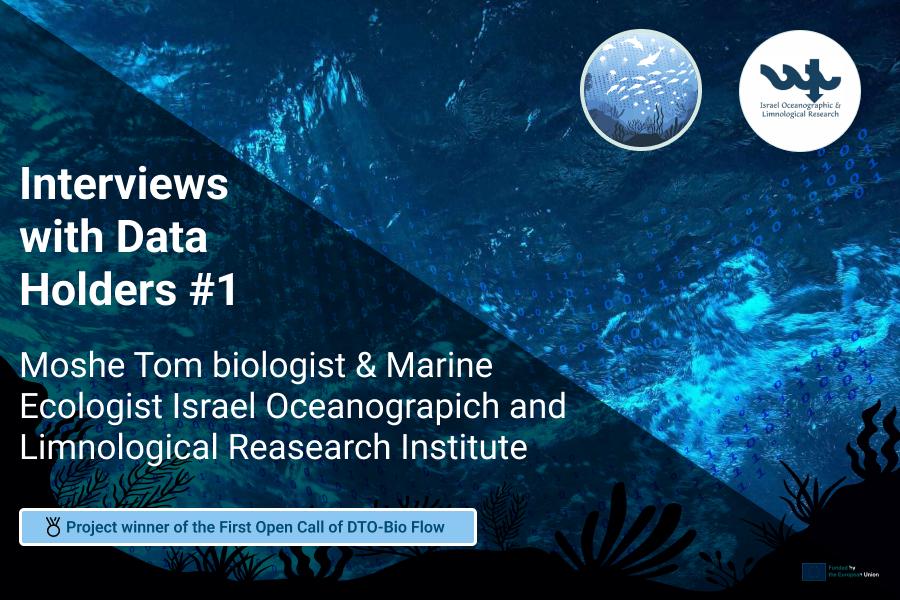 Interview with Data Holders #1 - Tom Moshe, a marine biologist and ecologist at the Israel Oceanographic and Limnological Research Institute (IOLR)